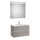 Pack mueble de 2 cajones 800 mm + lavabo + espejo LED THE GAP - ROCA