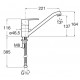 Grifo monomando para cocina con caño giratorio VICTORIA PLUS - ROCA