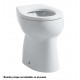 Taza para tanque empotrada con salida horizontal FLORAKIDS  - LAUFEN