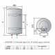 Termo eléctrico vitrificado de gran capacidad - TERFORT