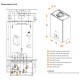 Caldera mural de condensación a gas de 24 kW MicraCom Condens - SAUNIER DUVAL
