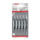 Hojas de sierra de calar T 144 D Speed for Wood (5 unidades) - BOSCH