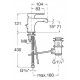 Grifo monomando para bidé L20 - ROCA