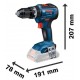 Taladro de percusión GSB 18V-55 Professional - BOSCH