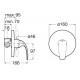 Grifo monomando empotrable para baño-ducha M2 - ROCA