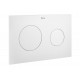 Placa de accionamiento con descarga dual PL10 IN-WALL - ROCA