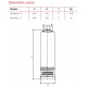Bomba sumergible de pozo 1~230 V ACUARIA - ESPA 