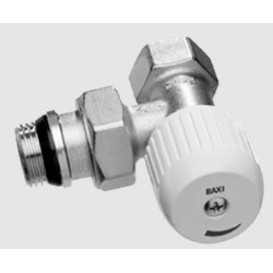 Llave bitubo de escuadra para emisores SERIE 200 - BAXI