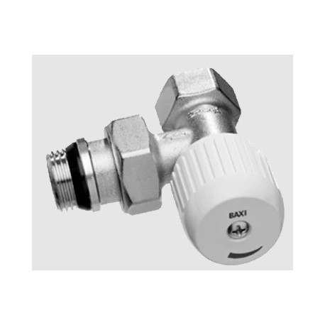 Llave bitubo de escuadra para emisores SERIE 200 - BAXI