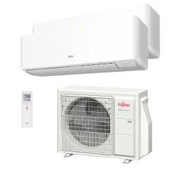 Aire acondicionado multisplit 2x1 ASY3525U11MI-KM (W) con Wi-Fi - FUJITSU