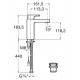 Grifo para lavabo con desagüe clic-clac L-90 - ROCA