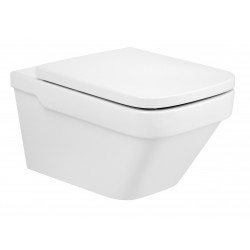 Inodoro completo Rimless® suspendido con salida horizontal DAMA - ROCA