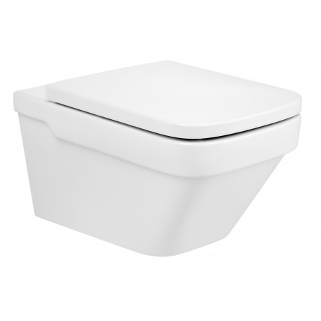 Inodoro completo Rimless® suspendido con salida horizontal DAMA - ROCA