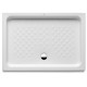 Plato de ducha de porcelana rectangular ITALIA - ROCA