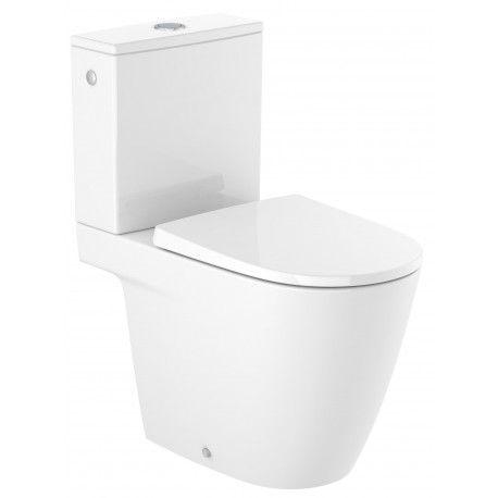 Inodoro completo de tanque bajo, alimentación inferior y caída libre ONA - ROCA