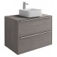 Mueble 2 cajones + lavabo sobre encimera INSPIRA - ROCA