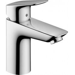 Grifo monomando de lavabo 100 con vaciador Push-Open LOGIS - HANSGROHE