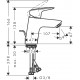 Grifo monomando de lavabo 70 con vaciador automático LOGIS - HANSGROHE
