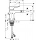 Grifo monomando de bidé con vaciador automático METRIS - HANSGROHE
