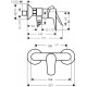 Grifo para ducha TALIS E - HANSGROHE