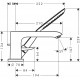 Grifo monomando de 3 agujeros para borde de bañera METRIS - HANSGROHE