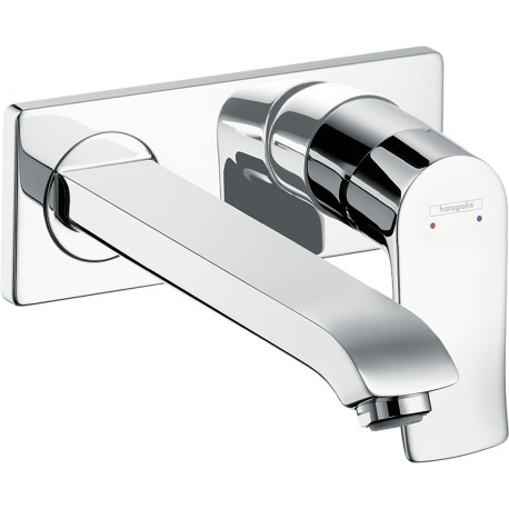Grifo de lavabo monomando empotrado con caño de 225 mm METRIS - HANSGROHE