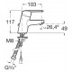 Grifo para lavabo VICTORIA - ROCA A5A3025C00