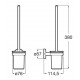 Escobillero de pared TWIN - ROCA
