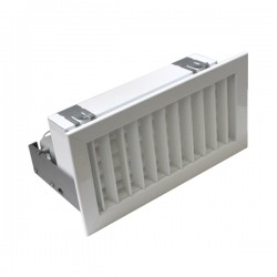 Rejilla inteligente triple 400x150 mm blanca - AIRZONE