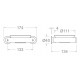 Jabonera de pared para baño de acero inoxidable - RAMÓN SOLER