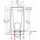 Calentador eléctrico instantáneo de agua CLAGE DBX NEXT - TECNA