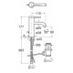 Grifo para lavabo con desagüe automático y Cold Start ONA - ROCA