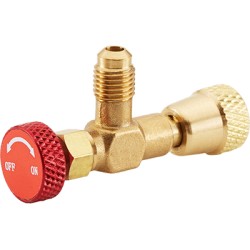 Válvula de carga sin pérdida para gases refrigerantes M-H 5/16" - HECAPO