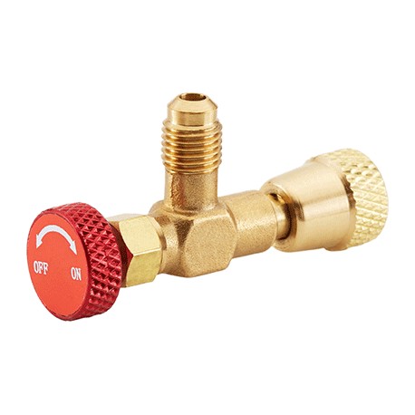 Válvula de carga sin pérdida para gases refrigerantes M-H 5/16" - HECAPO