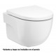 Taza Rimless® suspendida compacta MERIDIAN - ROCA