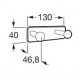 Percha para baño 50X50 VICTORIA - ROCA