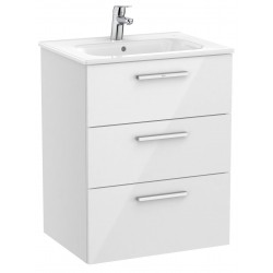 UNIK FAMILY - Mueble base 3 cajones + lavabo - ROCA