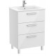 UNIK FAMILY - Mueble base 3 cajones + lavabo - ROCA