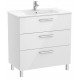 UNIK FAMILY - Mueble base 3 cajones + lavabo - ROCA