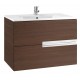 Mueble base de 2 cajones + lavabo Unik VICTORIA-N - ROCA