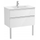 Pack Unik mueble base de dos cajones + lavabo central THE GAP - ROCA