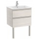 Pack Unik mueble base de dos cajones + lavabo central THE GAP - ROCA