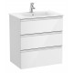 Pack Unik mueble base de 3 cajones + lavabo central THE GAP - ROCA