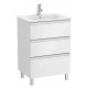 Pack Unik mueble base de 3 cajones + lavabo central THE GAP - ROCA