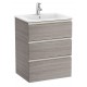 Pack Unik mueble base de 3 cajones + lavabo central THE GAP - ROCA