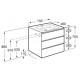 Pack Unik mueble base de 3 cajones + lavabo central THE GAP - ROCA