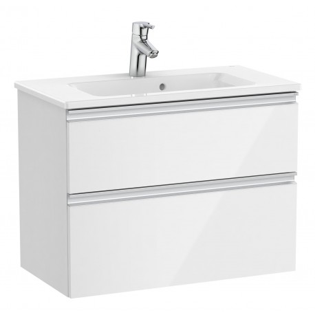 Pack Unik mueble base compacto de 2 cajones + lavabo THE GAP - ROCA