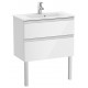 Pack Unik mueble base compacto de 2 cajones + lavabo THE GAP - ROCA