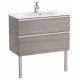 Pack Unik mueble base compacto de 2 cajones + lavabo THE GAP - ROCA