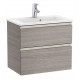 Pack Unik mueble base compacto de 2 cajones + lavabo THE GAP - ROCA